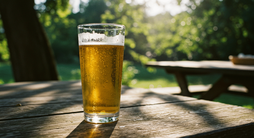 cold pilsner beer - BUCKFISH