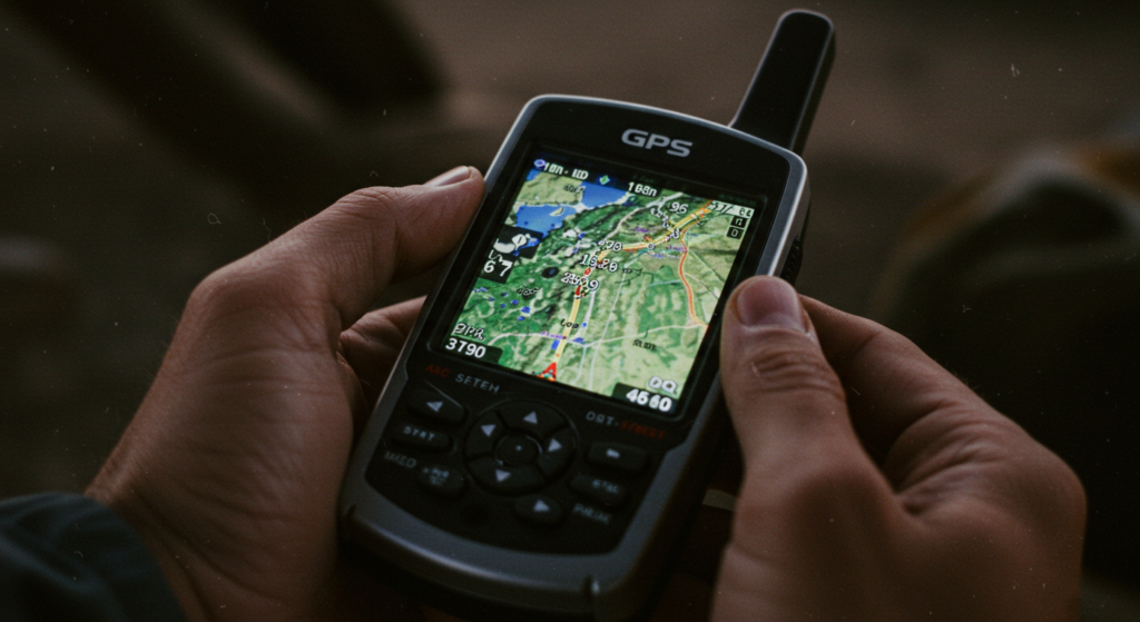 handheld gps device - BUCKFISH