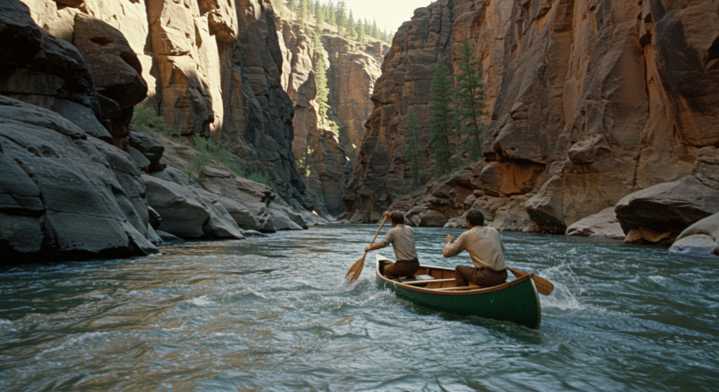 Deliverance - canoe paddling - BUCKFISH