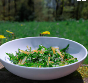 Wilderness Recipe - Dandelion Salad - BUCKFISH