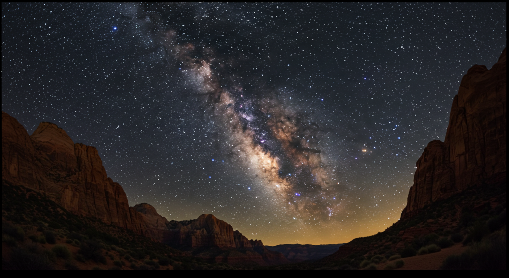 milky way zion park quiet campsite - BUCKFISH