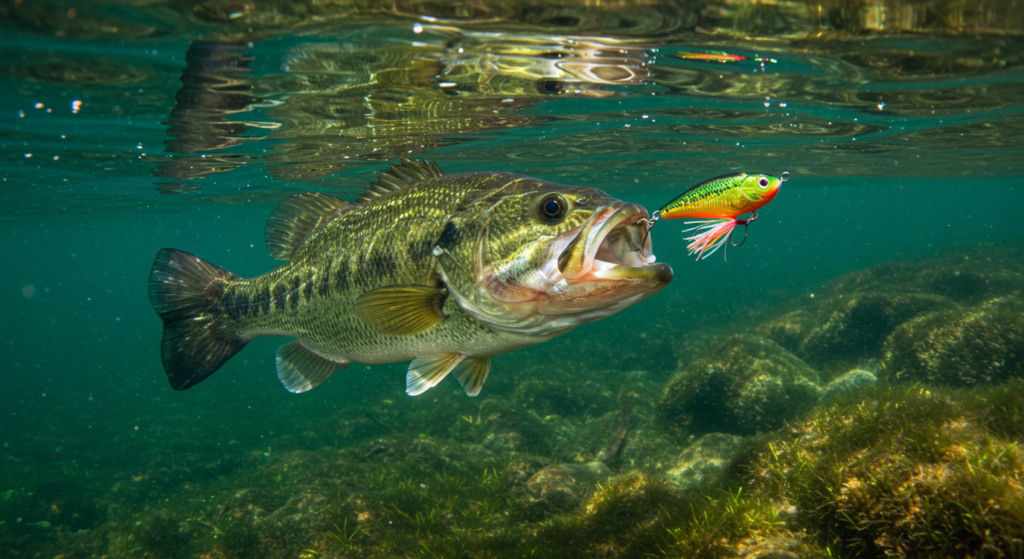 bass chasing lure - BUCKFISH